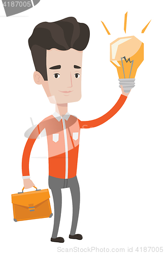 Image of Successful business idea vector illustration.