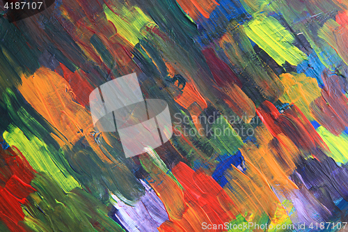 Image of color palette texture