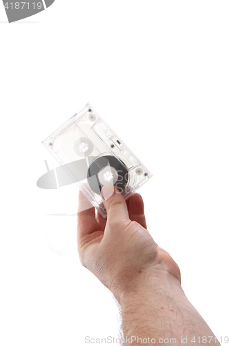 Image of audio cassette isolated