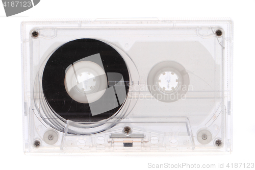 Image of audio cassette isolated