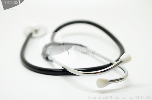 Image of Medical stethoscope isolated