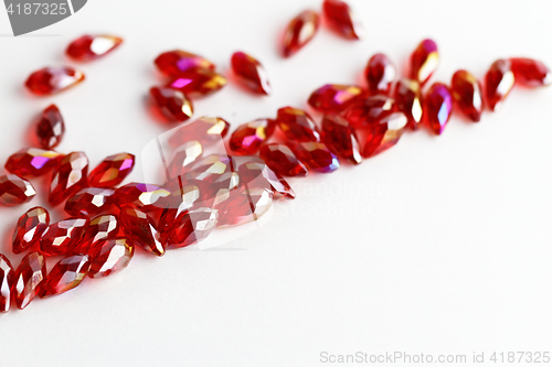 Image of Shining red beads