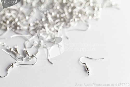 Image of Silver plated earring hooks