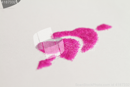 Image of Pink hearts of sand