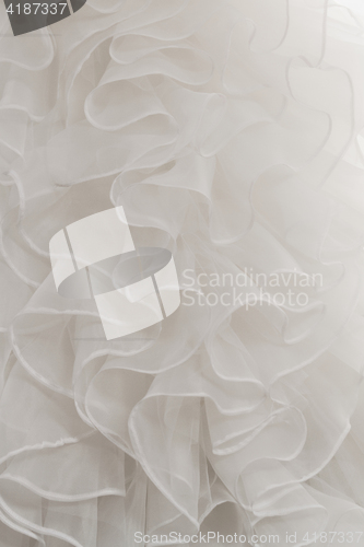Image of Wedding dress - close-up photo