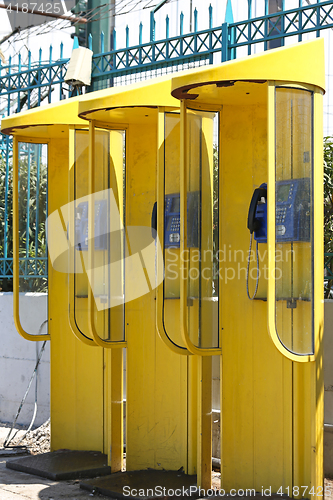 Image of Yellow Payphones