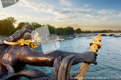 Image of Nymph on Alexandre III bridge