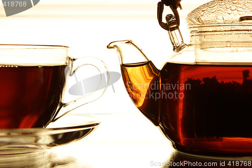 Image of Teapot and cup