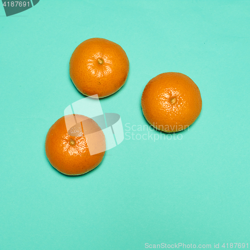 Image of The fresh Tangerines closeup