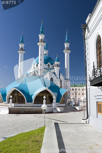 Image of Qolsharif mosque minaret / Kazan