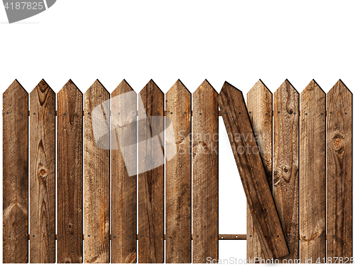 Image of wooden fence