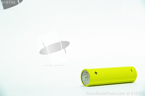 Image of battery yellow