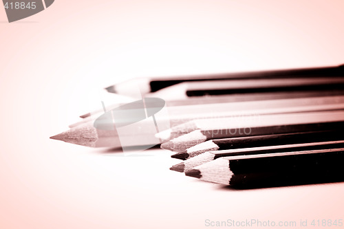 Image of Close-up pencil.