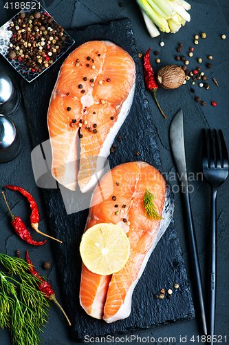 Image of fresh salmon