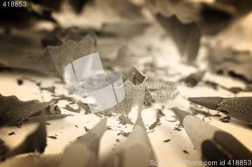 Image of Pencils and sharpener