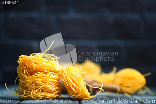 Image of raw noodle