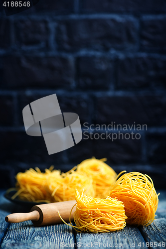 Image of raw noodle