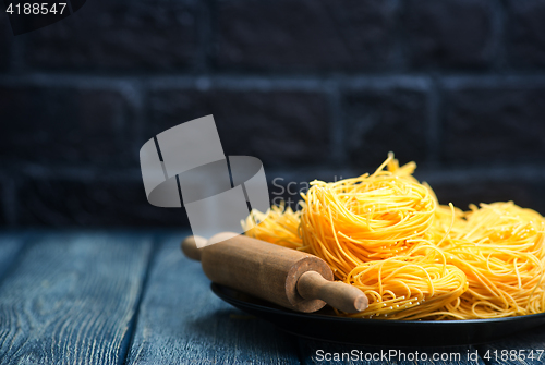 Image of raw noodle