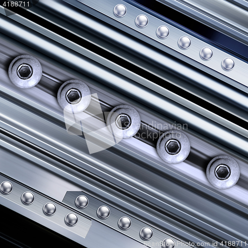 Image of background with rivets