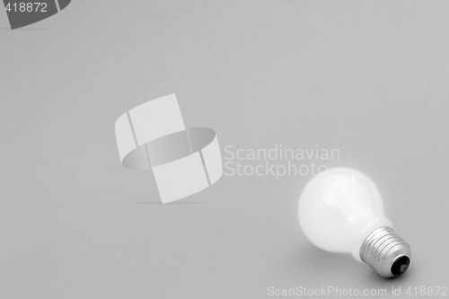 Image of Background with lit lightbulb