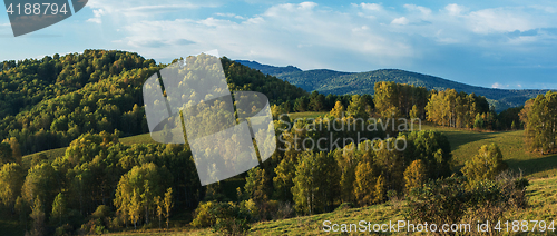 Image of Beauty dawn in the mountains