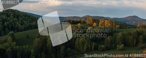 Image of Beauty dawn in the mountains