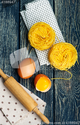 Image of raw noodle