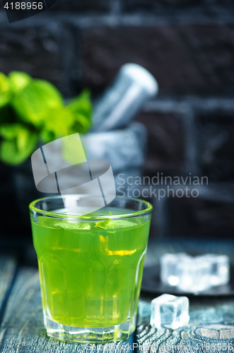 Image of mint drink