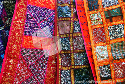 Image of Beautifully Embroidered Fabric