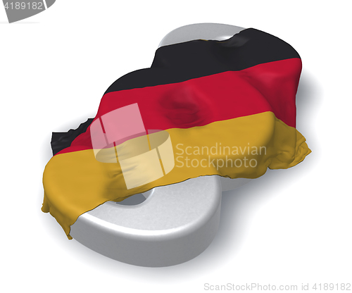 Image of german law - 3d rendering