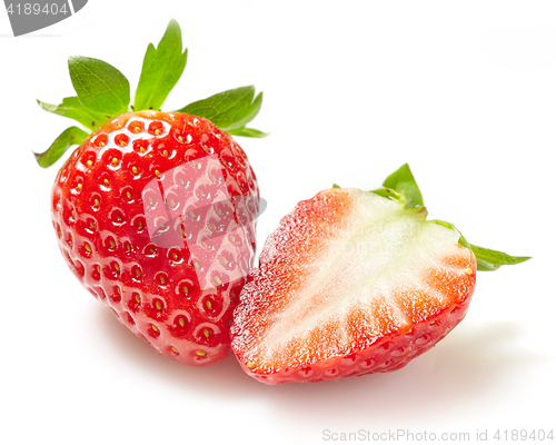 Image of fresh raw strawberries