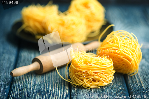 Image of raw noodle