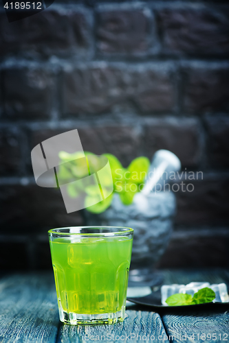 Image of mint drink