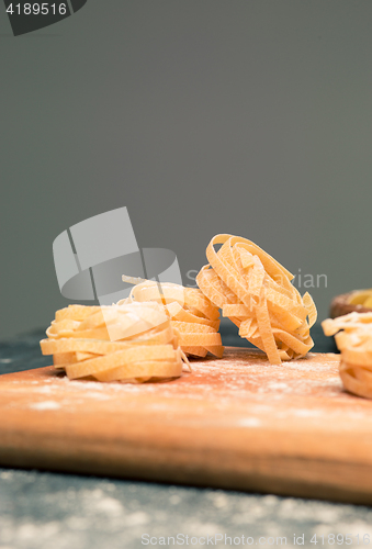 Image of The dry Italian pasta