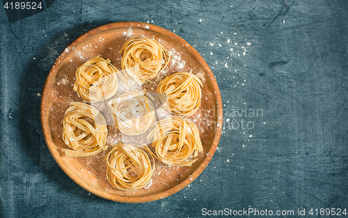 Image of The dry Italian pasta