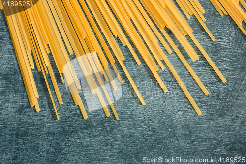 Image of The dry Italian pasta