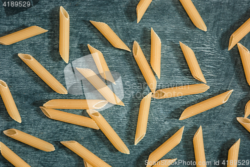 Image of The dry Italian pasta