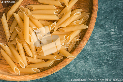 Image of The dry Italian pasta