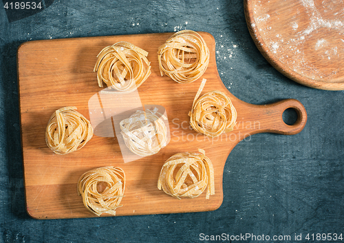 Image of The dry Italian pasta