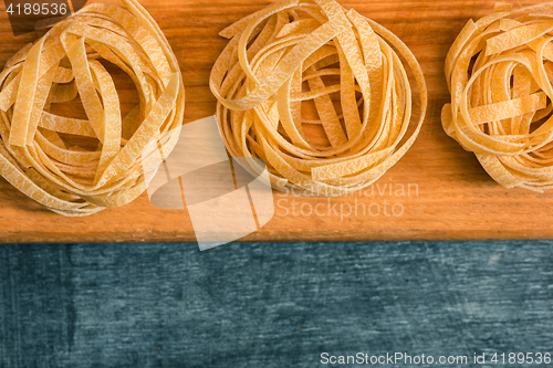 Image of The dry Italian pasta