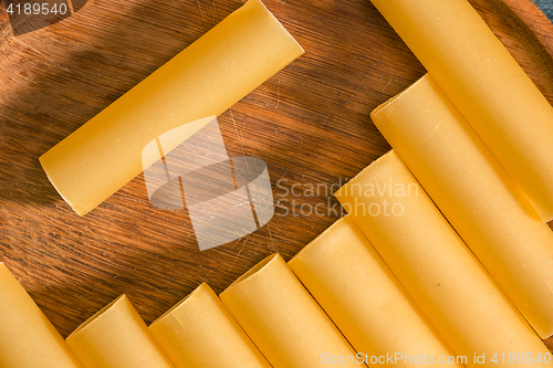 Image of The dry Italian pasta