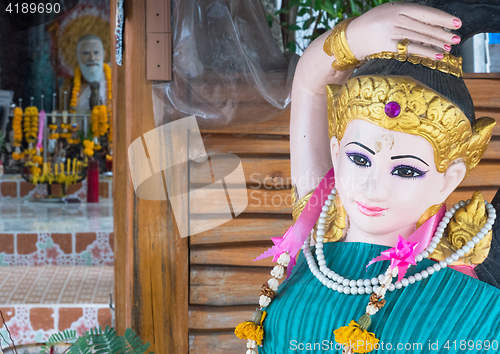 Image of Temple figures in Thailand