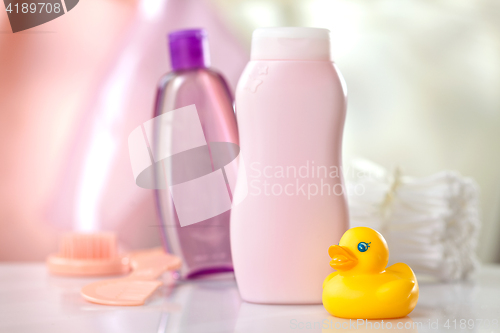 Image of baby bath accessories