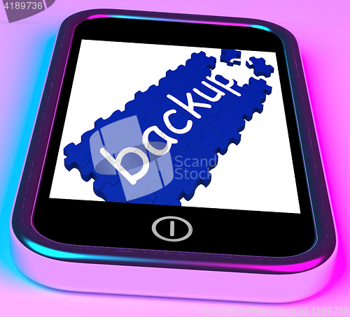 Image of Backup On Smartphone Shows Contacts Recovery