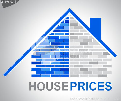 Image of House Prices Represents Residential Charge And Estimates