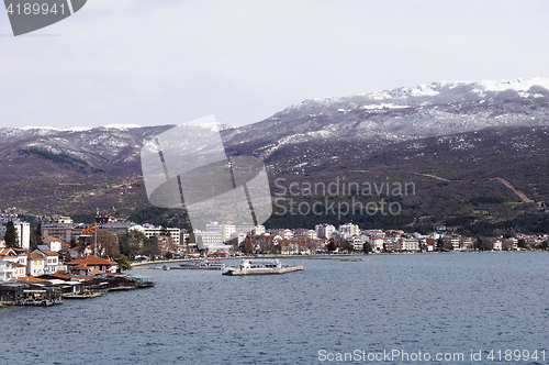 Image of Ohrid city and Lake Ohrid 