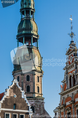 Image of View of St. Peter\'s Church in Riga