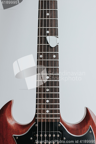 Image of Crop shot of guitar neck