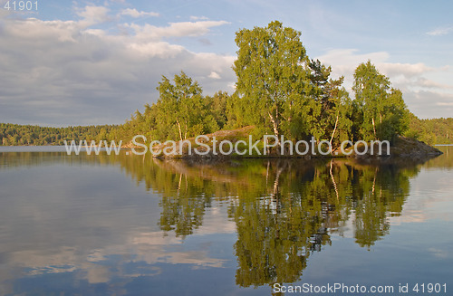 Image of Delsj&#246;n lake, G&#246;teborg Sweden