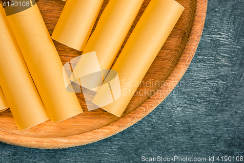 Image of The dry Italian pasta